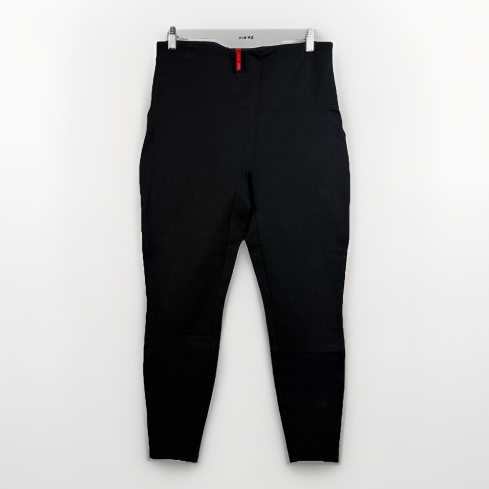 Spanx Black High Rise Ankle Leggings Women XL 26" Inseam $98